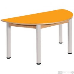 Halbrunder Tisch