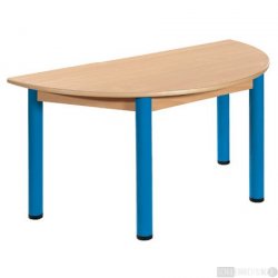 Halbrunder Tisch