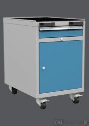 Mobile Container fr die Arbeitstische
