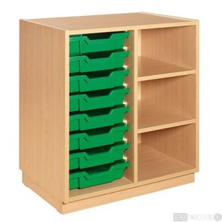 Materialschrank, 8 Einschbe, Hhe 77cm