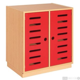 Materialschrank mit Tren, Hhe 77cm