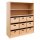 Materialschrank, 9 Einschbe, Hhe 123cm