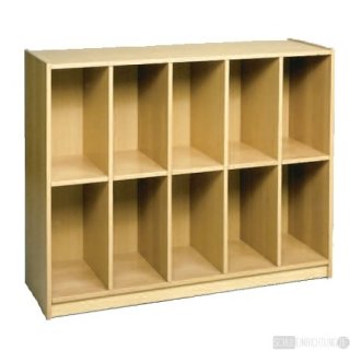 Schulranzenregal, 10 Fcher