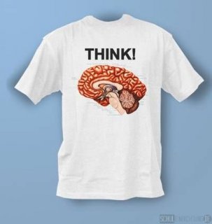 T-Shirt Gehirn